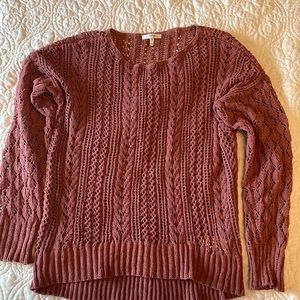 Maurice’s sweater Size XS Rose colored